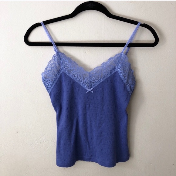 Express Tops - Vintage Express Lace Cami S